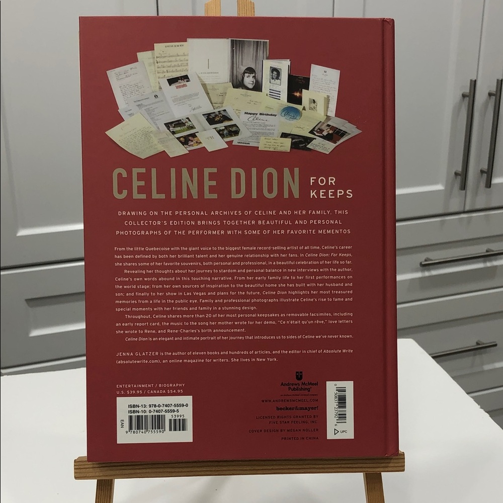 Celine Dion For Keeps By Jenna Glatzer Collector’s Edition Hardcover Book 2005 - Picture 3 of 15
